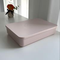 TH-9631 Pink-hued Rectangular Storage Box