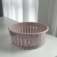 TH-9639 Pink Rhythm Large Draining Basket