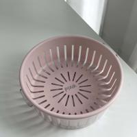 TH-9639 Pink Rhythm Large Draining Basket