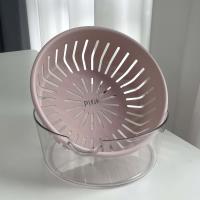 TH-9639 Pink Rhythm Large Draining Basket