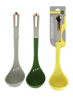 1 box of SFNS576 Water Drop Series silicone soup spoons, containing 12 pieces.