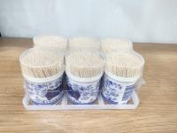 Blue and white porcelain toothpicks