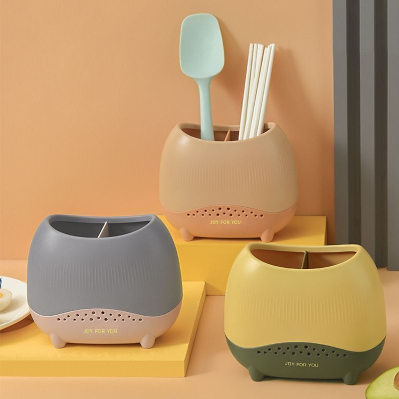 JFY2903 Cream-White Small Fox Chopstick Holder