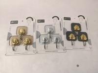 Three transparent penguin white sticky hooks from BSJ2441