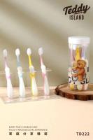 فرشاة أسنان JS222 Teddy Love Lan مصنوعة من الشعر الناعم [12]