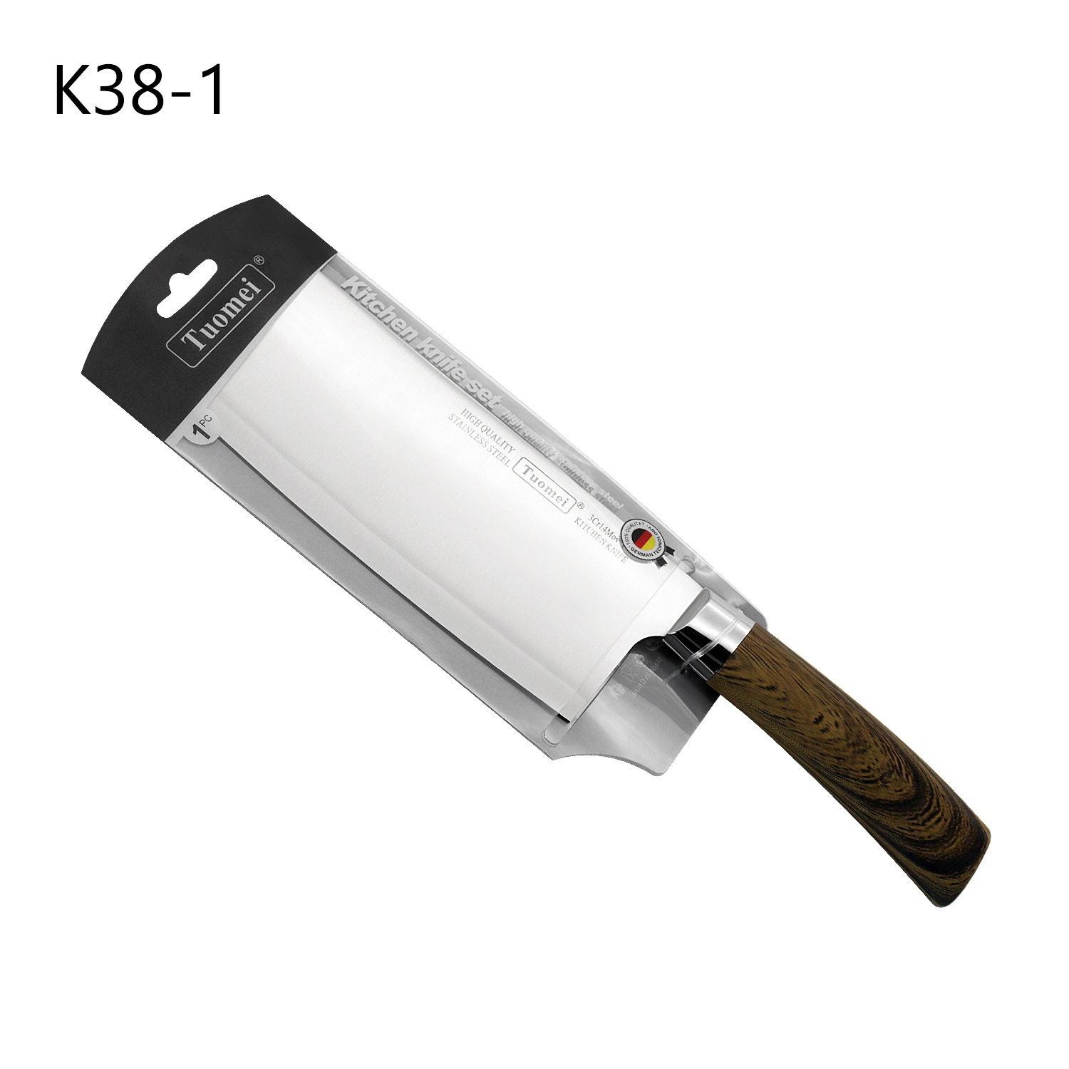 TMDJK38-1 Wood Grain Kitchen Knife