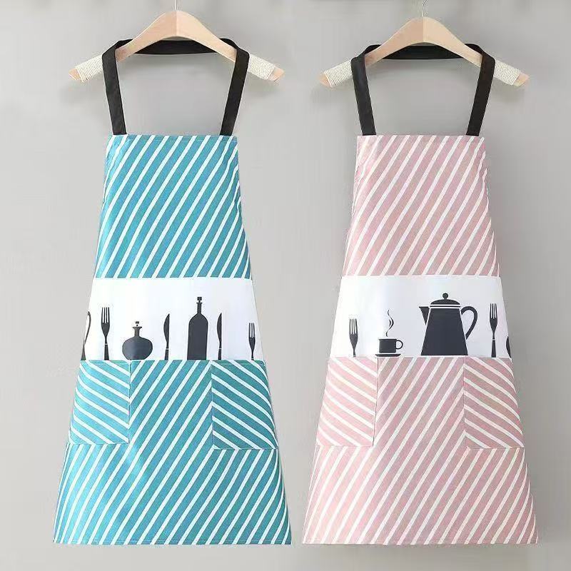 HLH3311 Striped Teapot Waterproof Apron