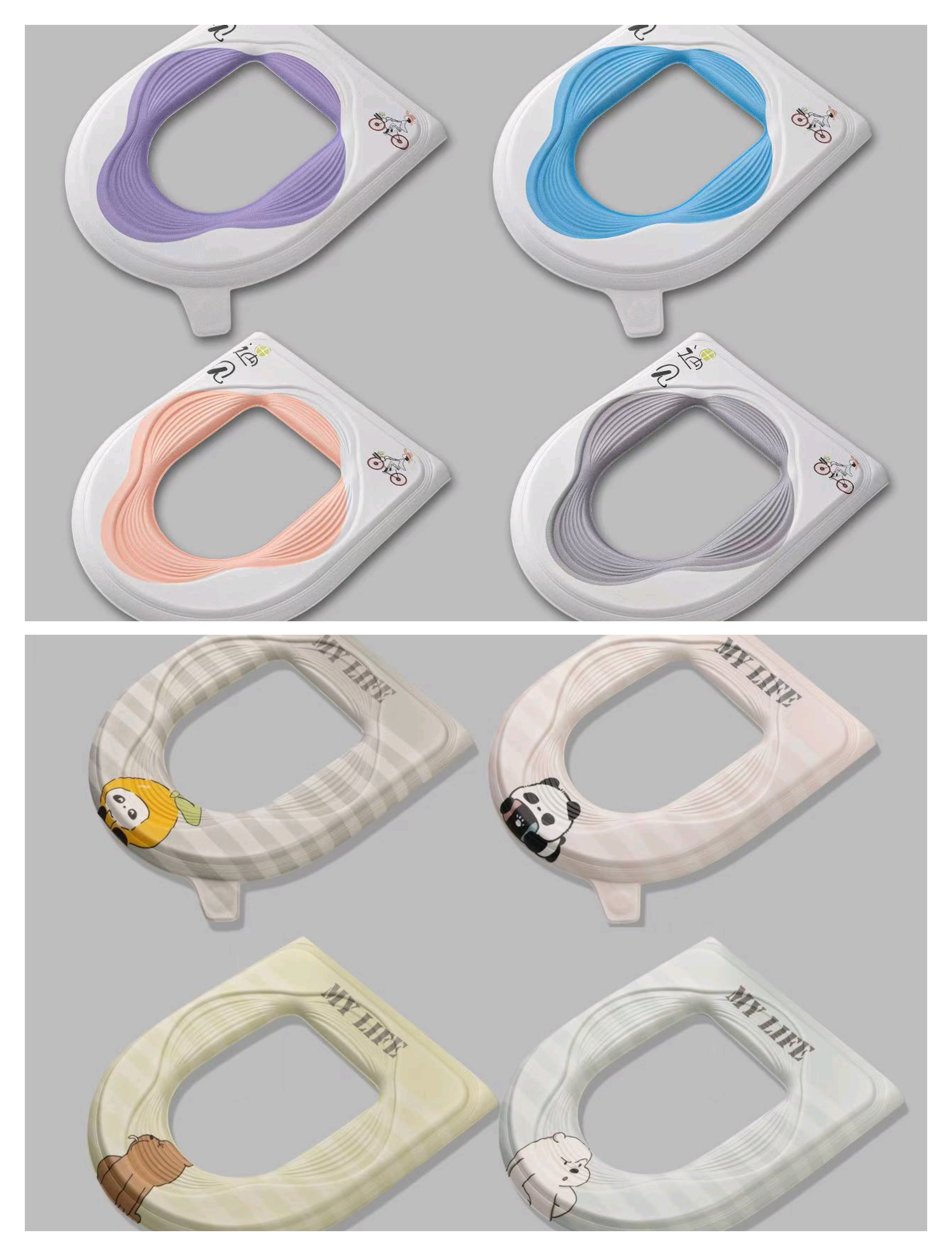 2 pieces of toilet seat covers in XNJ103 style