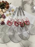 3086 Small Hexagonal Happy Flower-patterned Threaded Leakage (18#)