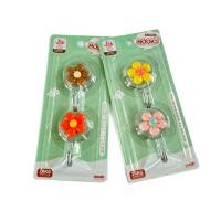 2571 Single-pack cream-colored small flower stick-on hooks