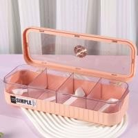 1864 rectangular spice box