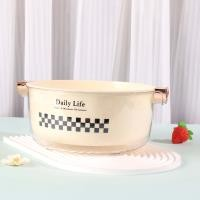 9761 square grid printed draining basket