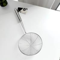 QF-RC8648 Large Round Handle 18# Wire Mesh Strainer