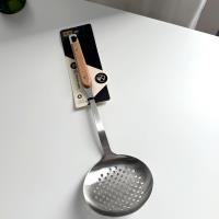 QF-RC2529-3 Ponceuse avec manche en bois de 12 cm et passoire à poisson.