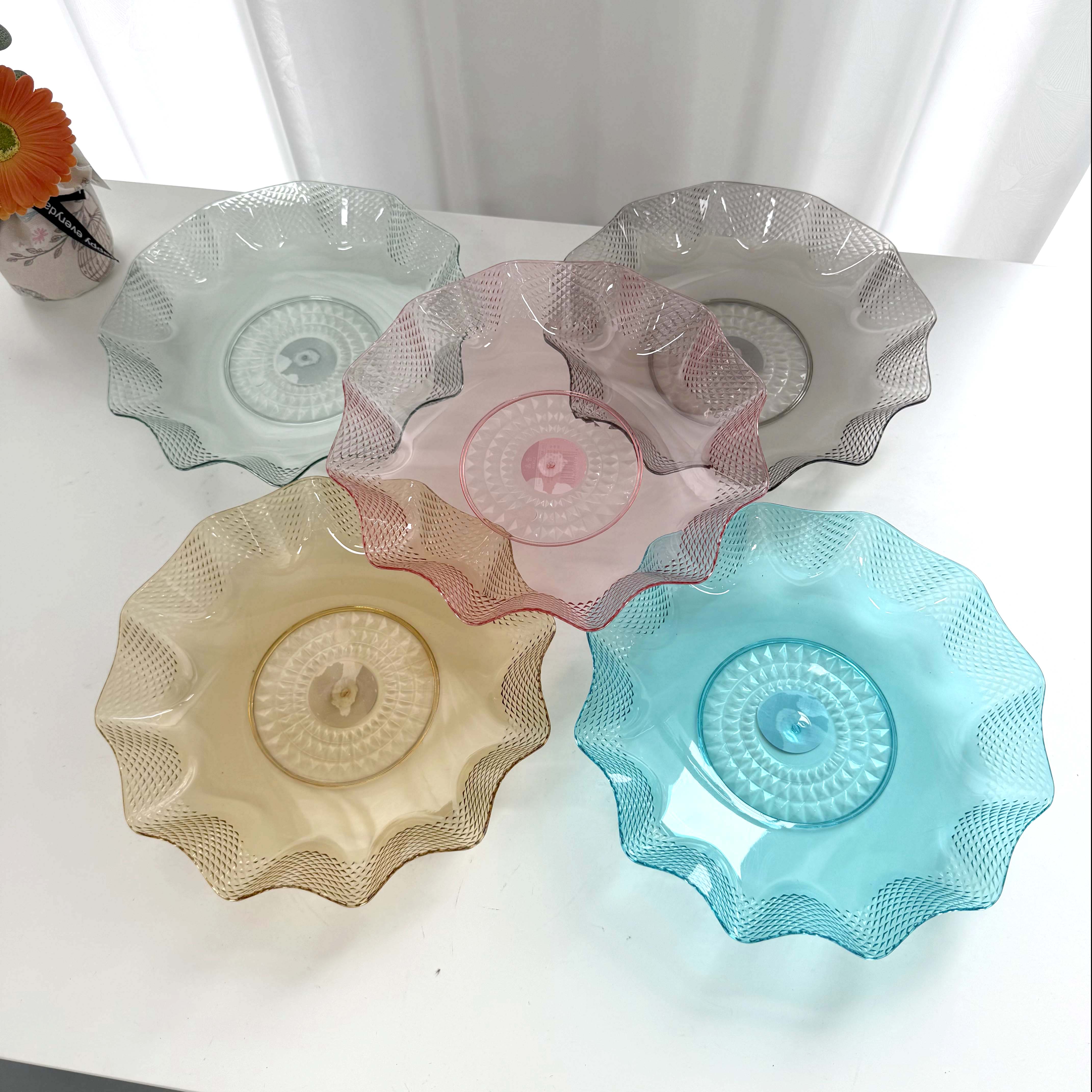 8069 transparent fruit tray