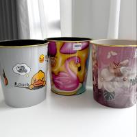 8622 white decal trash can