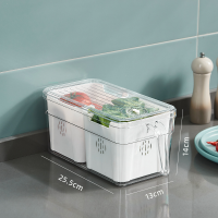 The TM1016 portable timing refrigerator's compartmented drainage and storage box