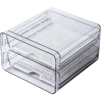 TM1001PET Drawer Type Double-Deck Refrigerator Drainage Storage Box