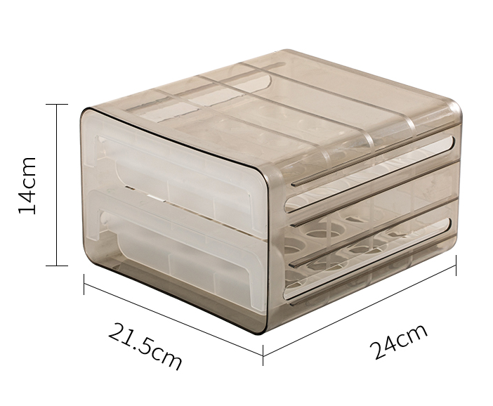 The TM1002PET32 double-layer drawer-style egg box