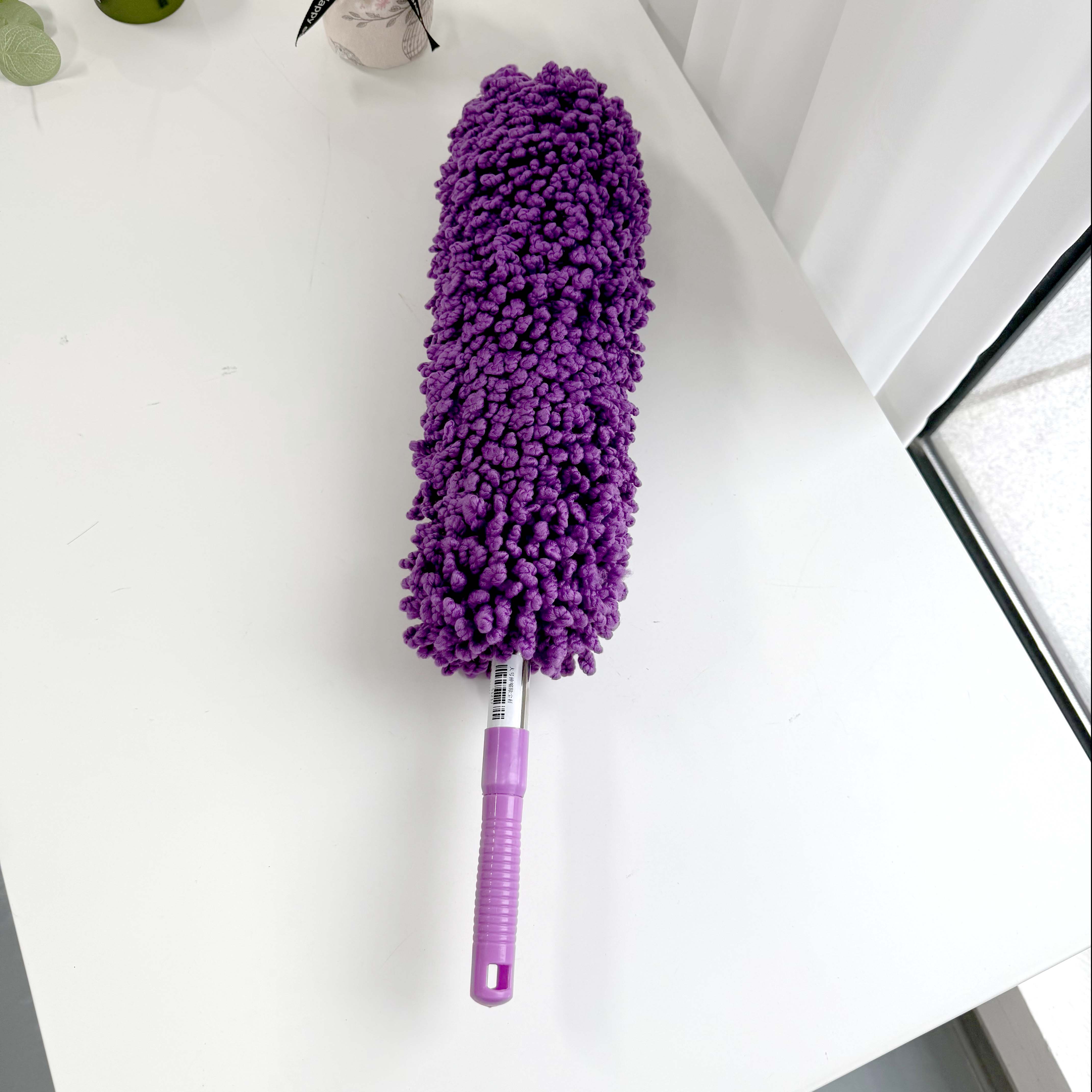 Large-sized telescopic dust removal rod