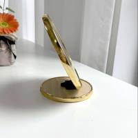 60243 Miroir en bois avec bordure doronde ronde