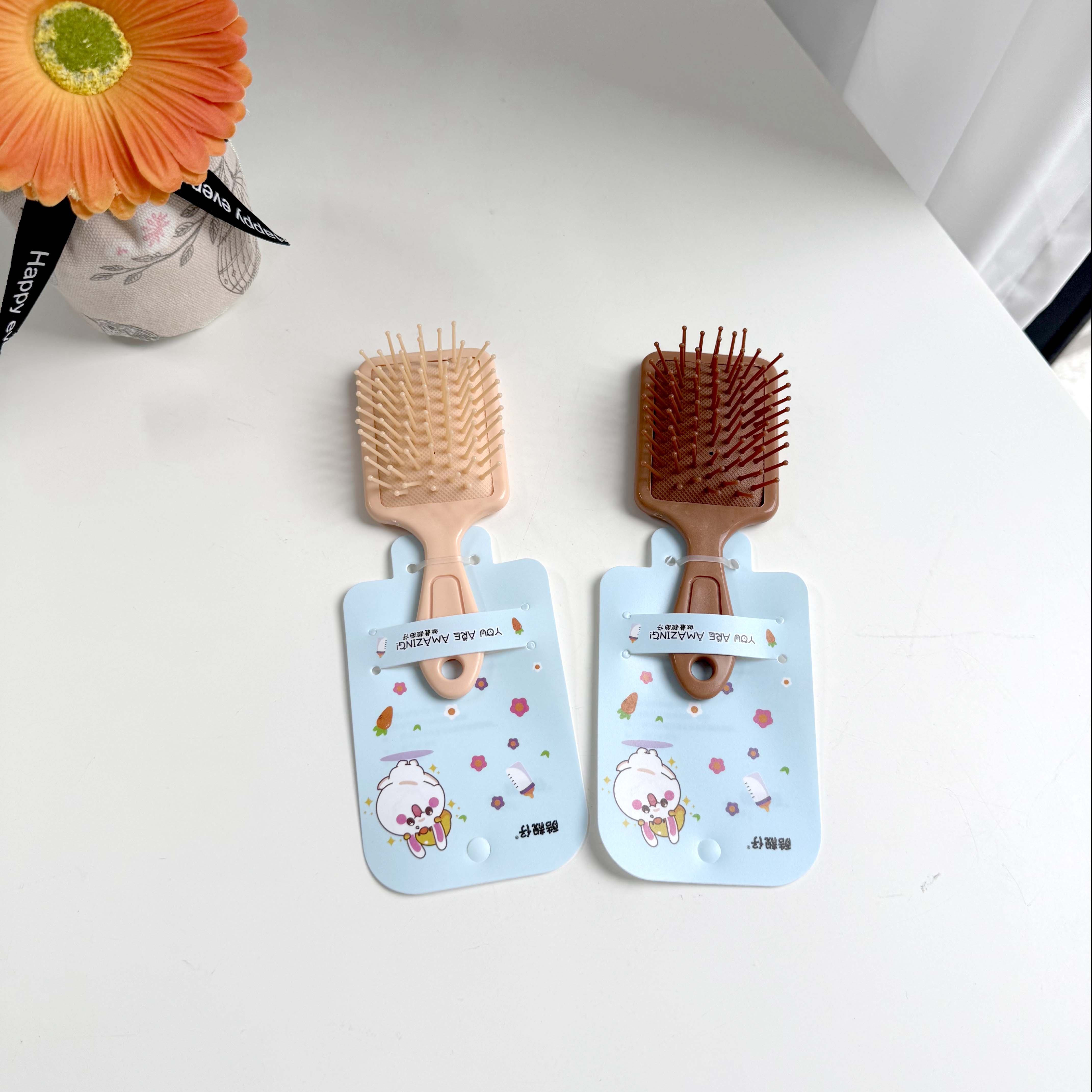 8072奶茶方气垫梳