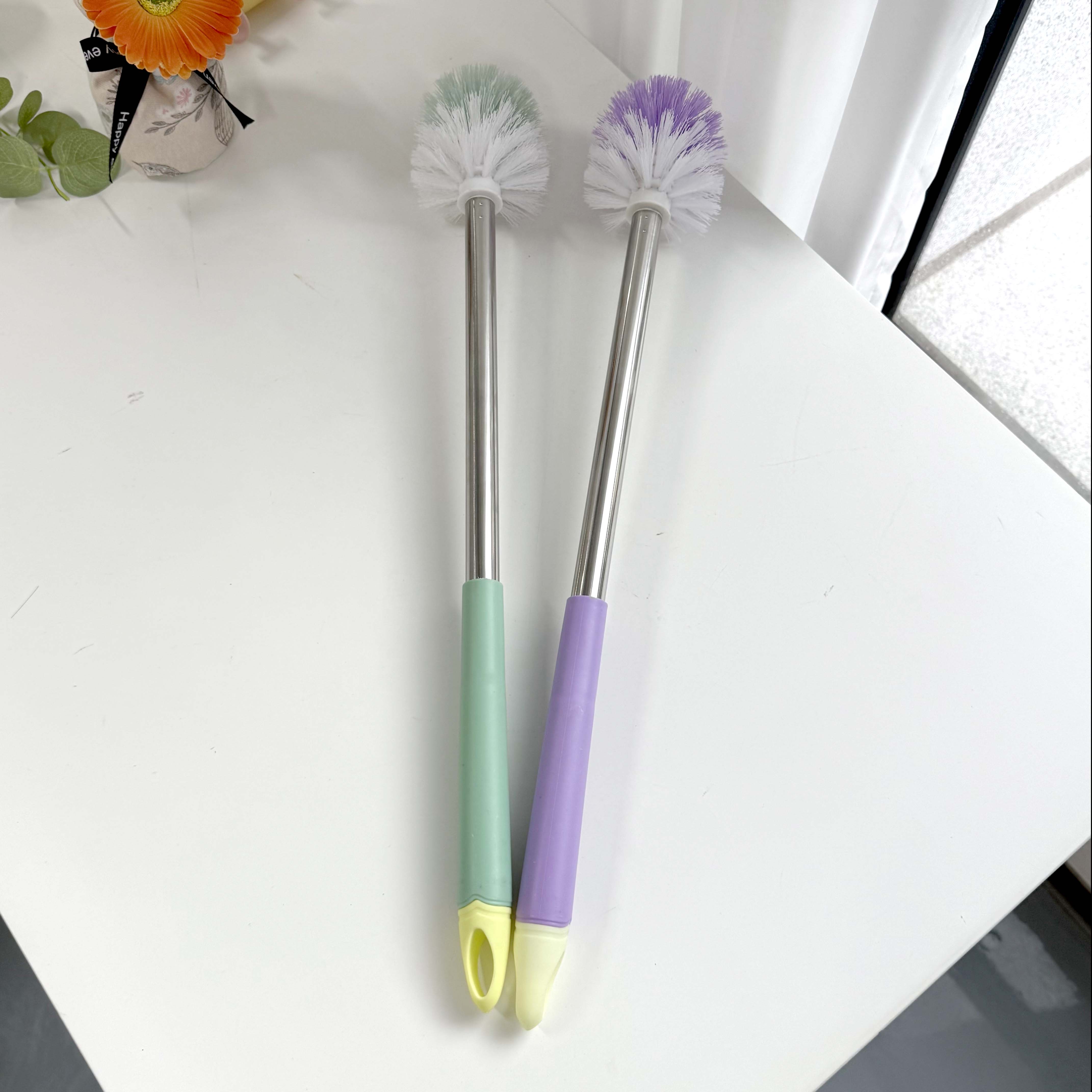 323钢杆圆头马桶刷