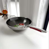 Stainless steel honeycomb pot, 34CM