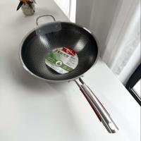 Stainless steel honeycomb pot, 34CM