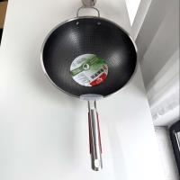 Stainless steel honeycomb pot/round bottom, 36CM in diameter