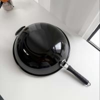 07 Enamel Flat Bottom 36CM