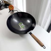 Forged genuine stainless steel round bottom 36CM