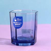 8607-B blue glass cup