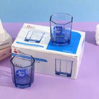 8607-B blue glass cup