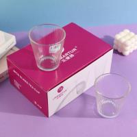 كأس زجاجي مخطط عموديًا، موديل MP89511A.