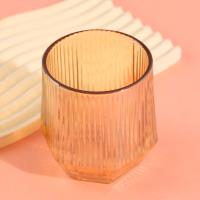 كأس زجاجي سداسي الشكل مطلي بالكهرباء من طراز 8010.