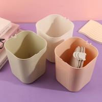 Desk trash can with lid, 3037