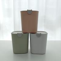 Desk trash can with lid, 3037