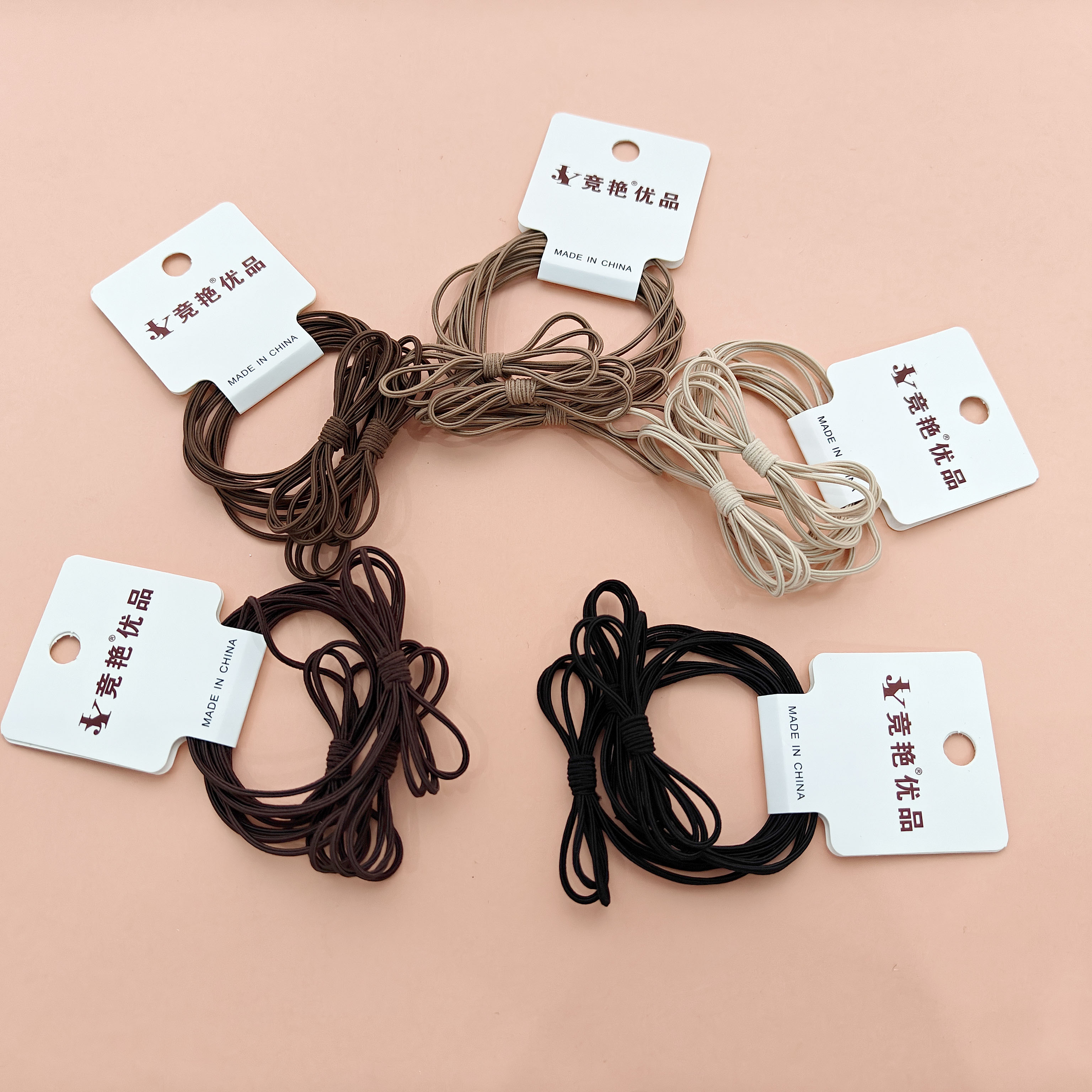 3 pieces of simple headbands decorated with bows