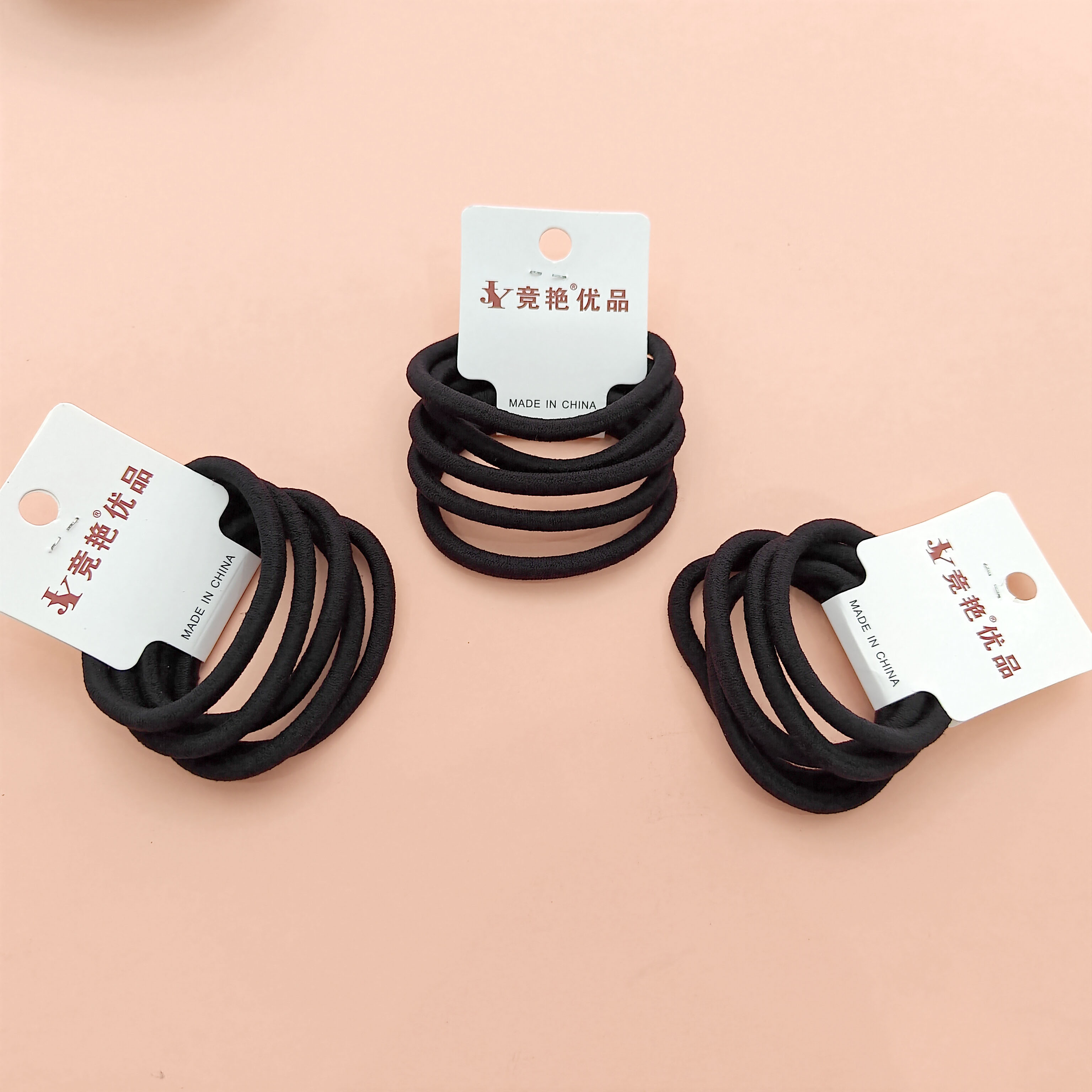 5 black thick-line durable headbands