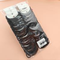 6 black seamless rubber bands