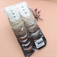 3 black-brown sheath-style hair ties with a simple and fresh design