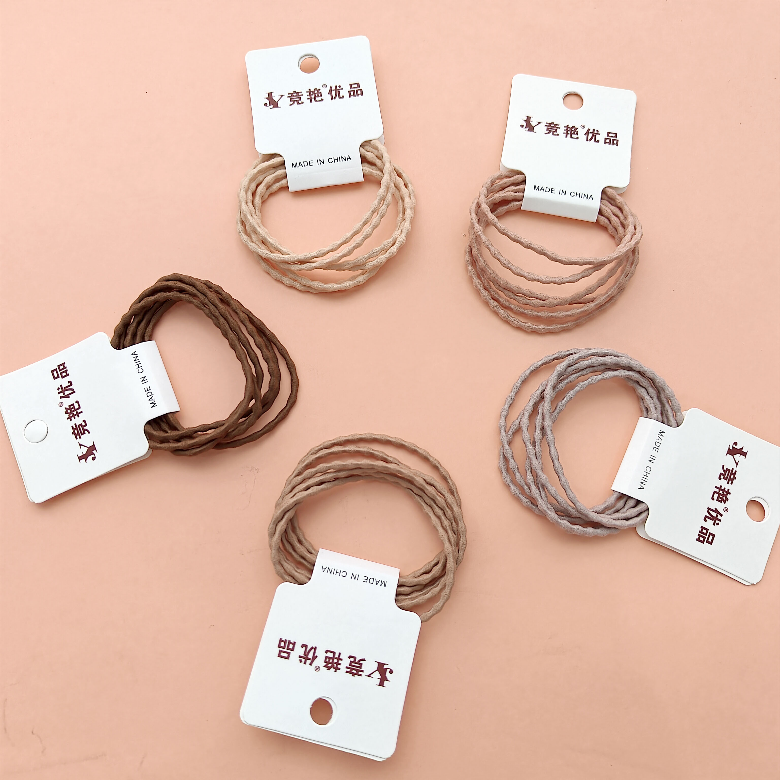 3 pieces of headbands in the milk tea color popular on Instagram among eco-friendly girls