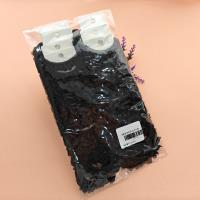 2 pure black lace headbands