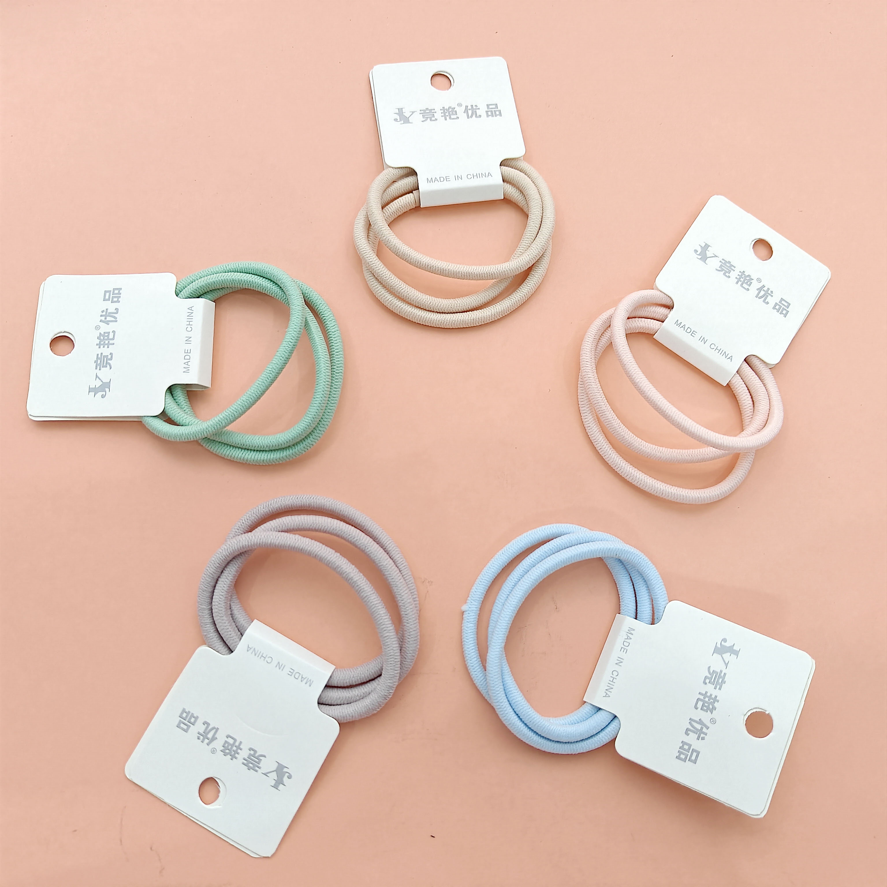 3 headbands in pastel colors, stylish and won't damage your hair