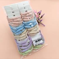 2 candy-colored, high-elasticity ponytail ribbons