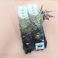 3 simple headbands tied with knots in earth-tone colors