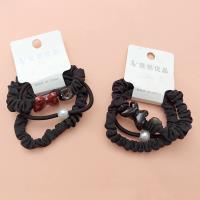 3 pieces of square diamond-shaped butterfly hair ties