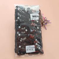 3 pieces of square diamond-shaped butterfly hair ties