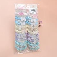 2 cute headbands decorated with colorful butterflies